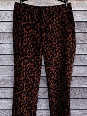 Old Navy Harper Mid-rise leopard print pants size zero